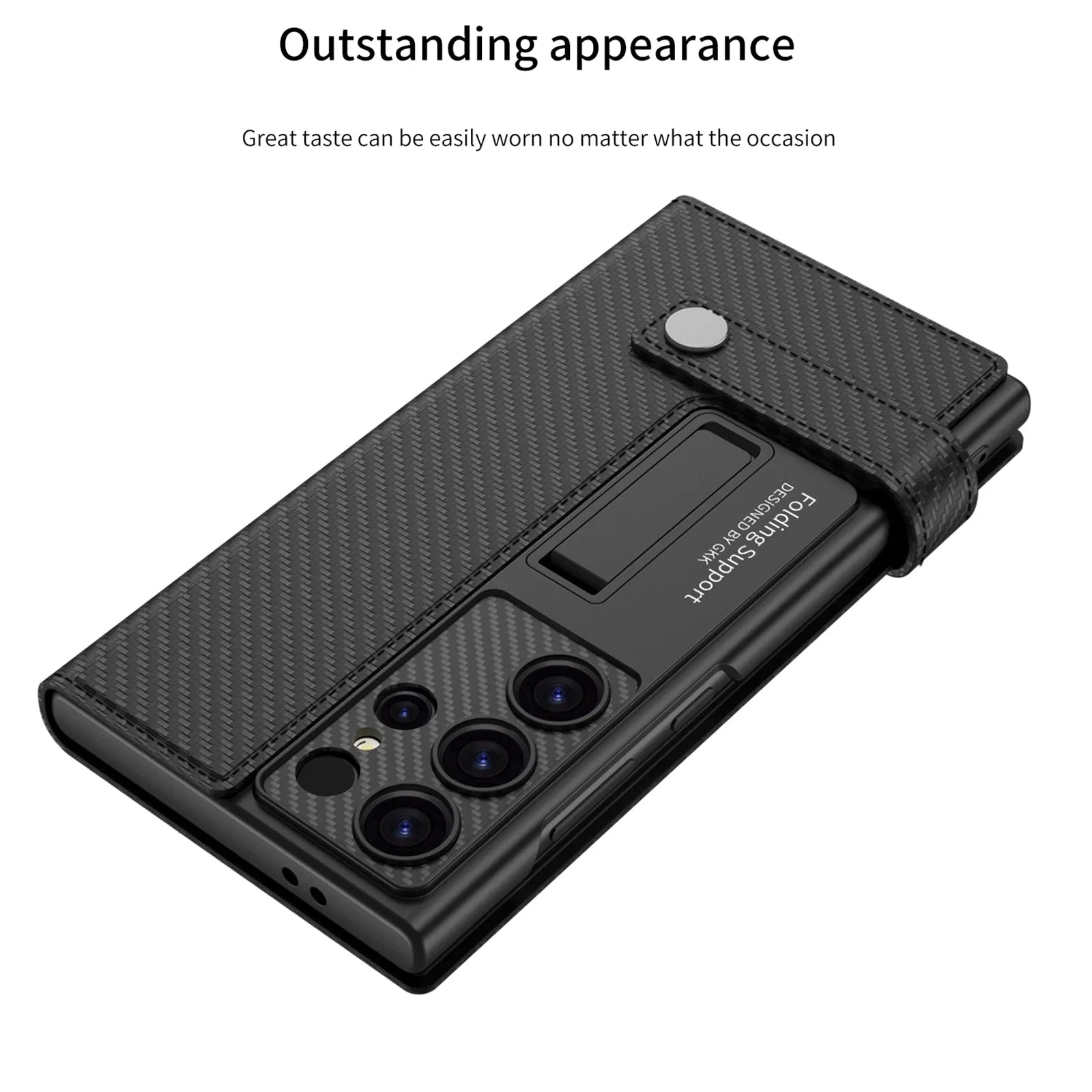 Galaxy Folding Bracket Card Wallet Case
