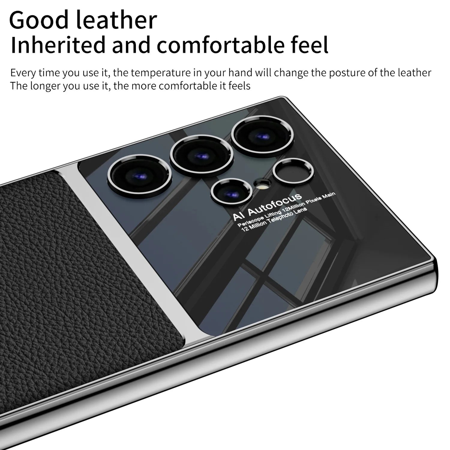 Galaxy Electroplated Business Leather